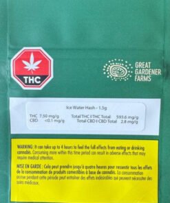 Alternative view of Ice Water Hash (Barbara Bud)